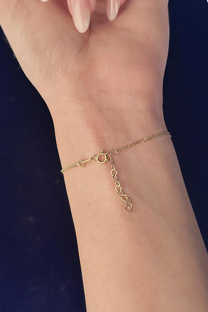 14ct Gold Dragonfly Bracelet-1