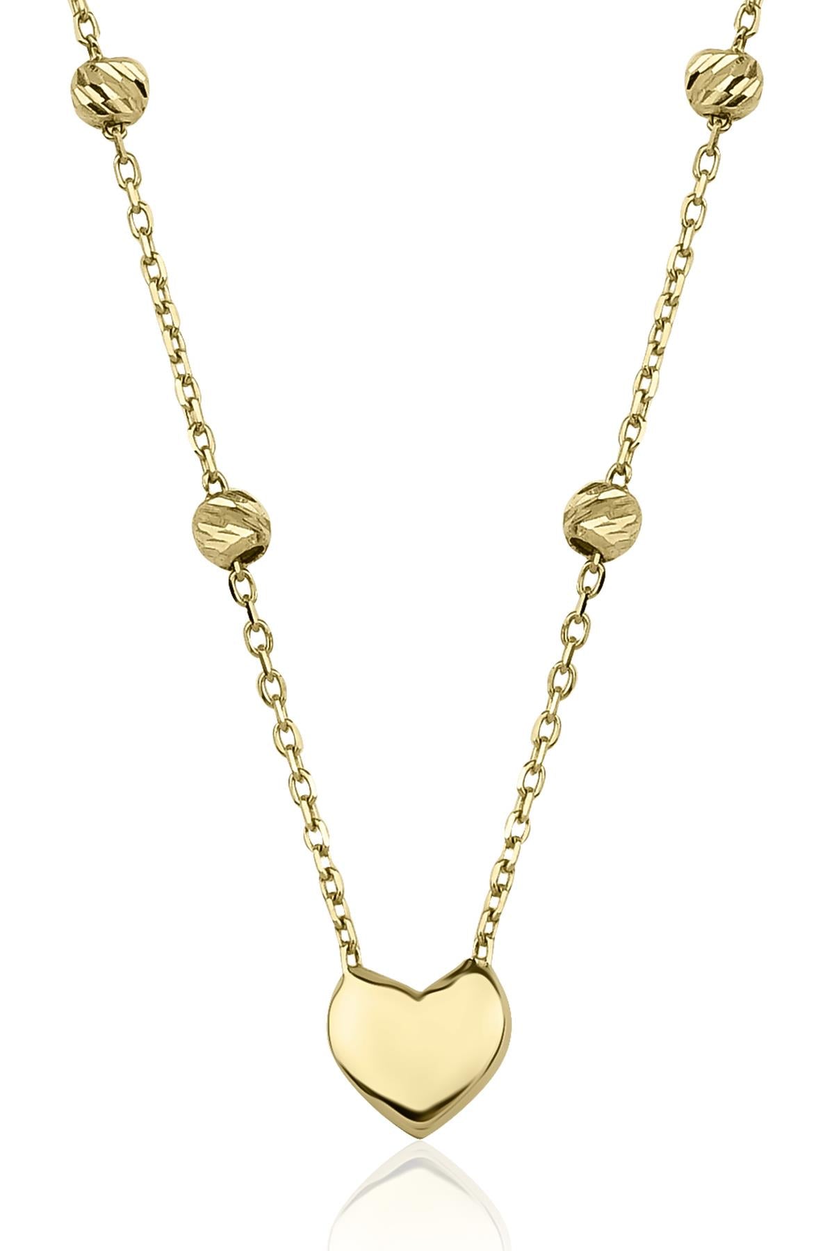 14ct Gold Heart Dorica Necklace-2