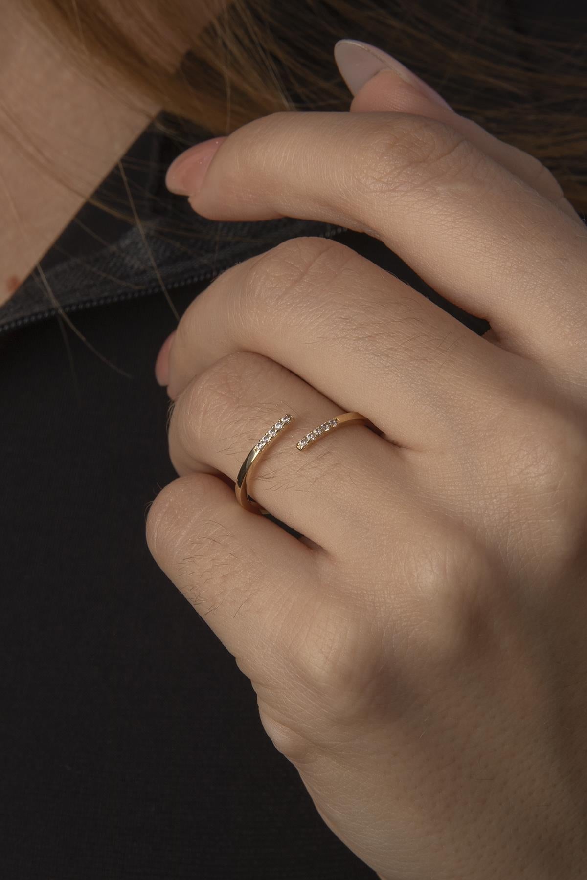 14ct Gold Tina Ray Ring-1