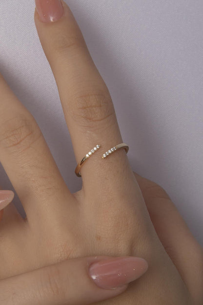 14ct Gold Tina Ray Ring-3