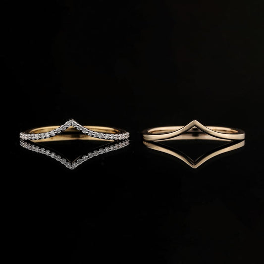 Quinn Wishbone Ring Pair